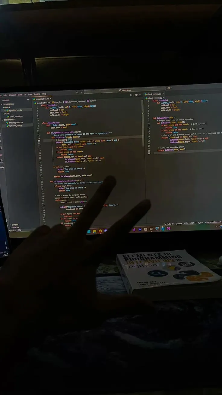 Code editor used for development work
